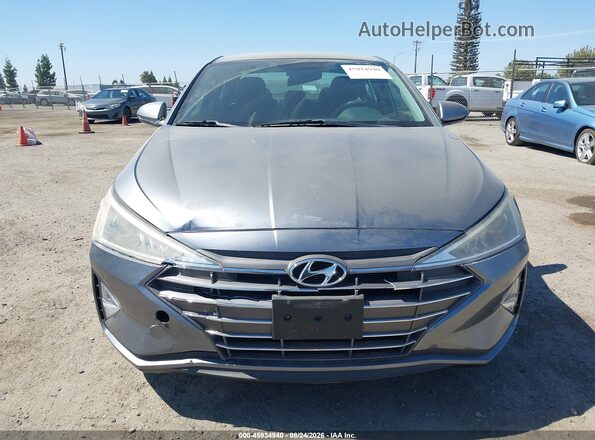 KMHD74LF0KU823961 2019 HYUNDAI ELANTRA Серый Вид щитка приборов