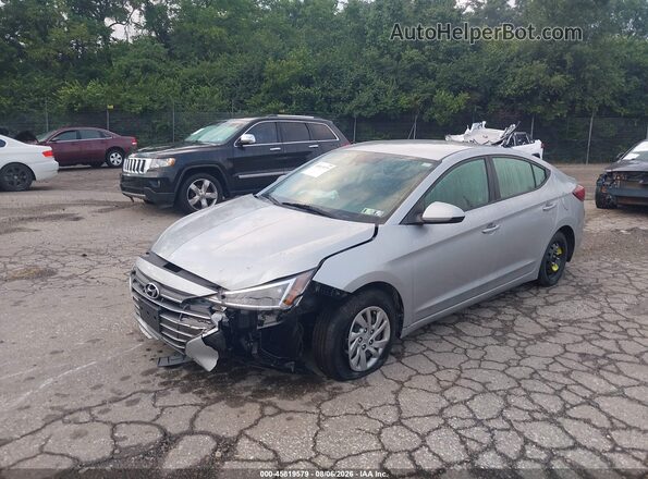 KMHD74LF0LU077867 2020 HYUNDAI ELANTRA Серебряный Передняя левая четверть