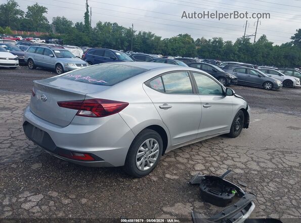 KMHD74LF0LU077867 2020 HYUNDAI ELANTRA Серебряный Задняя правая четверть