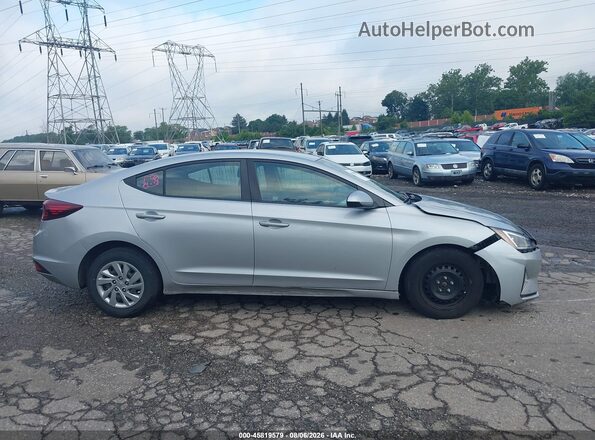 KMHD74LF0LU077867 2020 HYUNDAI ELANTRA Серебряный Вид задней части салона