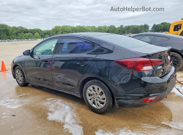 KMHD74LF0LU953871 2020 HYUNDAI ELANTRA Black უკანა მარცხენა