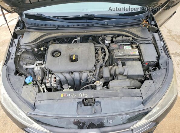 KMHD74LF0LU953871 2020 HYUNDAI ELANTRA Black უკანა სალონის ხედი
