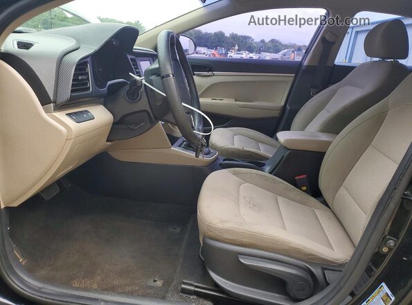 KMHD74LF0LU953871 2020 HYUNDAI ELANTRA Black წინა სალონის ხედი