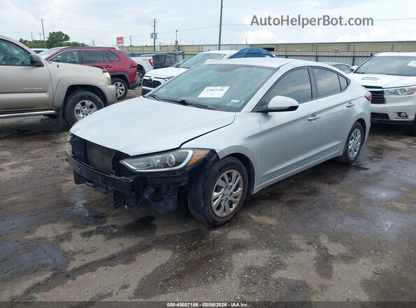 KMHD74LF1HU096340 2017 HYUNDAI ELANTRA Silver Front left