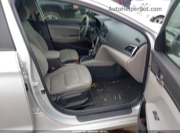 KMHD74LF1HU096340 2017 HYUNDAI ELANTRA Silver Front interior view
