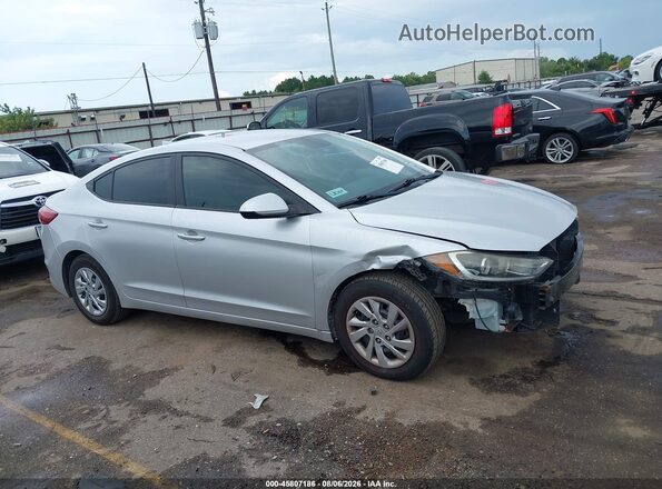 KMHD74LF1HU096340 2017 HYUNDAI ELANTRA Silver Rear interior view