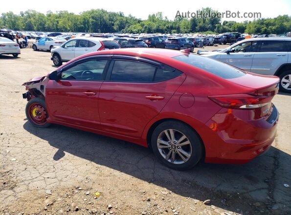 KMHD74LF1HU337572 2017 HYUNDAI ELANTRA Red Rear left