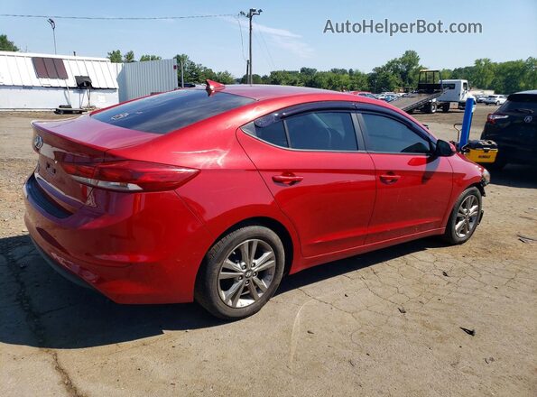 KMHD74LF1HU337572 2017 HYUNDAI ELANTRA Red Rear right