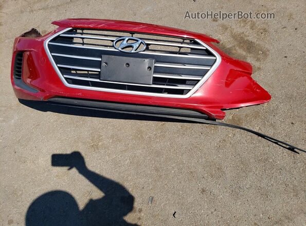 KMHD74LF1HU337572 2017 HYUNDAI ELANTRA Red Engine compartment view