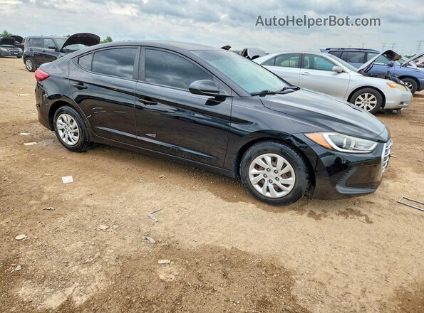 KMHD74LF1HU407183 2017 HYUNDAI ELANTRA Black Delantero derecho