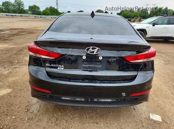 KMHD74LF1HU407183 2017 HYUNDAI ELANTRA Black Vista trasera