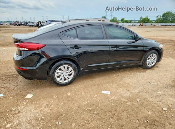 KMHD74LF1HU407183 2017 HYUNDAI ELANTRA Black Trasero derecho