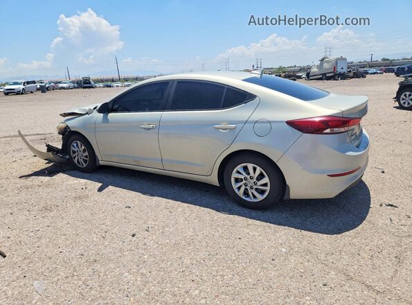 KMHD74LF1HU421651 2017 HYUNDAI ELANTRA Tan Հետևի ձախ