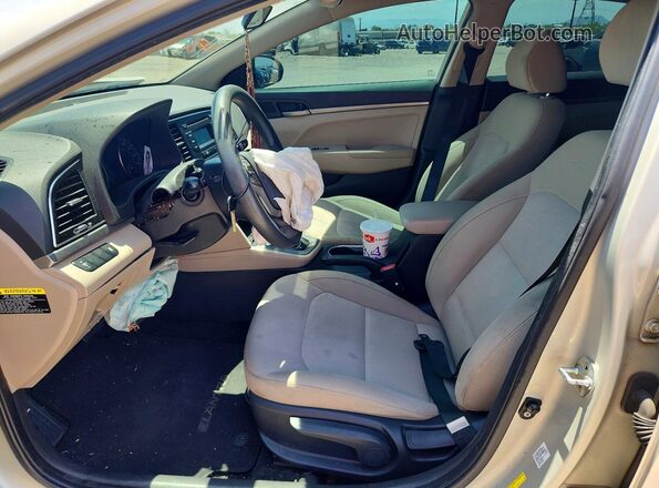 KMHD74LF1HU421651 2017 HYUNDAI ELANTRA Tan Սալոնի դիմացի տեսք