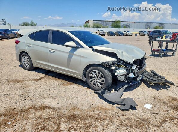 KMHD74LF1HU421651 2017 HYUNDAI ELANTRA Tan Առջևի աջ