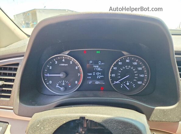 KMHD74LF1HU421651 2017 HYUNDAI ELANTRA Tan Սարքավորումների վահանակի տեսք