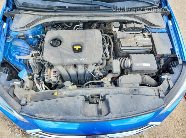 KMHD74LF1HU423240 2017 HYUNDAI ELANTRA Blue Սալոնի հետևի տեսք