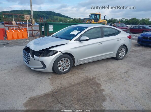 KMHD74LF1JU570972 2018 HYUNDAI ELANTRA Silver Front left
