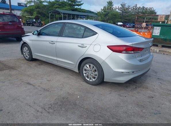 KMHD74LF1JU570972 2018 HYUNDAI ELANTRA Silver Rear left