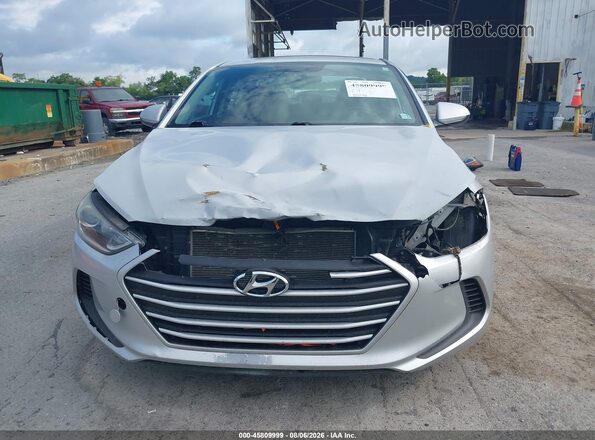 KMHD74LF1JU570972 2018 HYUNDAI ELANTRA Silver Front view