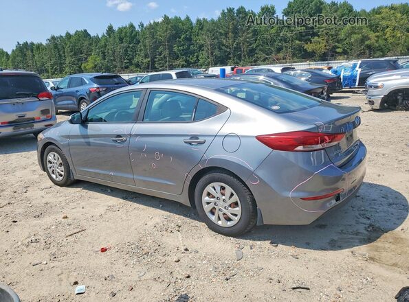 KMHD74LF1JU594348 2018 HYUNDAI ELANTRA Gray Tył lewy