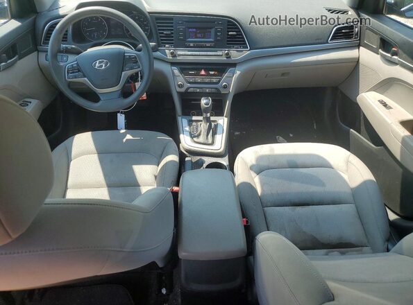 KMHD74LF1JU594348 2018 HYUNDAI ELANTRA Gray Widok deski rozdzielczej