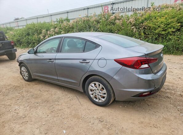 KMHD74LF1KU757145 2019 HYUNDAI ELANTRA Gray Задня ліва чверть