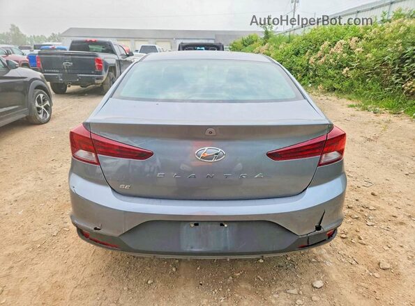 KMHD74LF1KU757145 2019 HYUNDAI ELANTRA Gray Вид ззаду