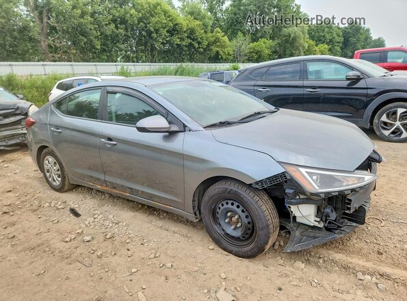 KMHD74LF1KU757145 2019 HYUNDAI ELANTRA Gray Передня права чверть