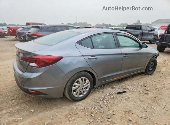 KMHD74LF1KU757145 2019 HYUNDAI ELANTRA Gray Задня права чверть