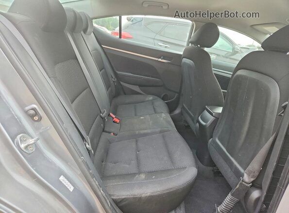 KMHD74LF1KU757145 2019 HYUNDAI ELANTRA Gray Вид задніх сидінь