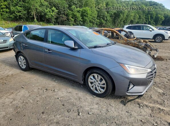 KMHD74LF1KU812984 2019 HYUNDAI ELANTRA Gray Przód prawy