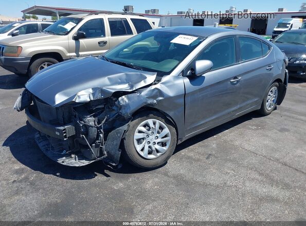 KMHD74LF1KU836363 2019 HYUNDAI ELANTRA Gray Front left