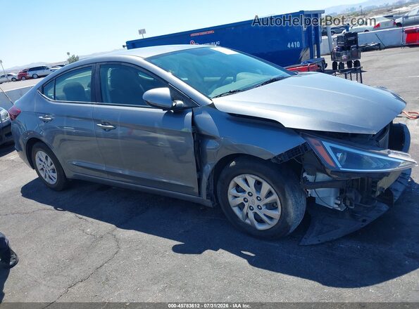 KMHD74LF1KU836363 2019 HYUNDAI ELANTRA Gray 