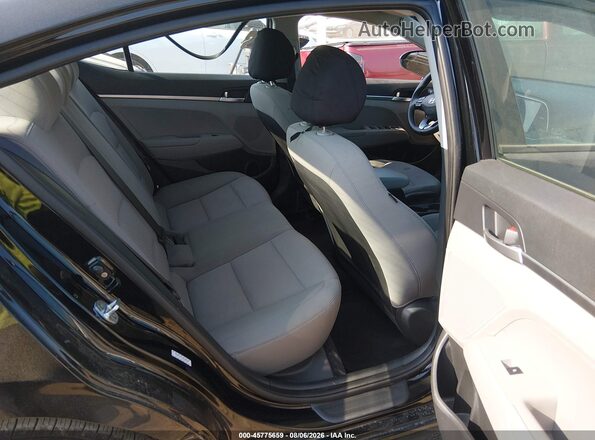 KMHD74LF1KU839618 2019 HYUNDAI ELANTRA Black Vista de la etiqueta del VIN