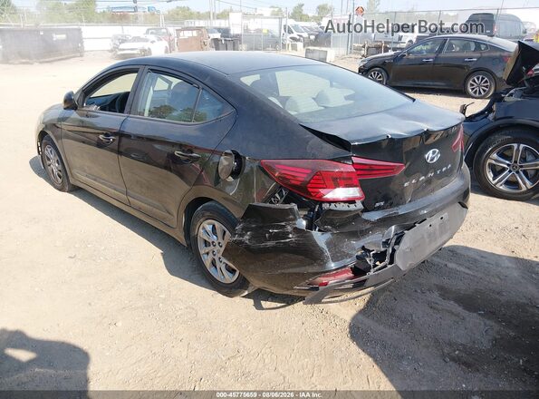 KMHD74LF1KU839618 2019 HYUNDAI ELANTRA Black Trasero izquierdo