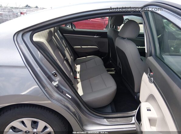 KMHD74LF1KU871646 2019 HYUNDAI ELANTRA Gray VIN կոդի պիտակի տեսք