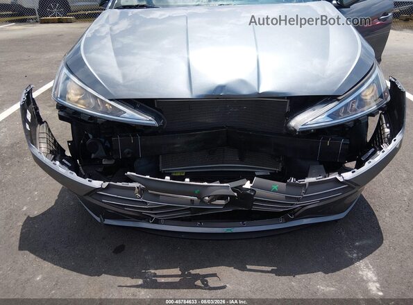 KMHD74LF1KU871646 2019 HYUNDAI ELANTRA Gray Դիմացի տեսք