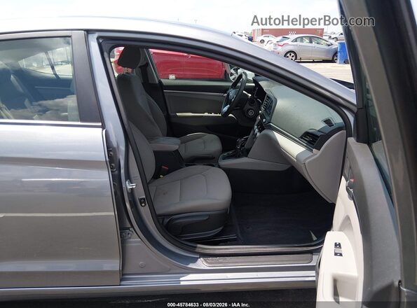 KMHD74LF1KU871646 2019 HYUNDAI ELANTRA Gray Սալոնի դիմացի տեսք