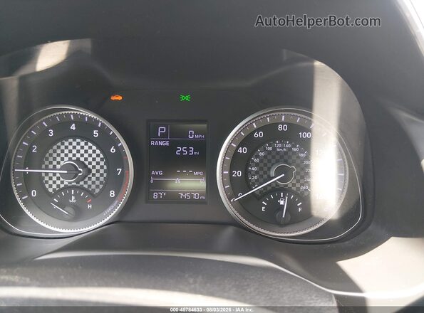 KMHD74LF1KU871646 2019 HYUNDAI ELANTRA Gray Հետևի նստատեղերի տեսք