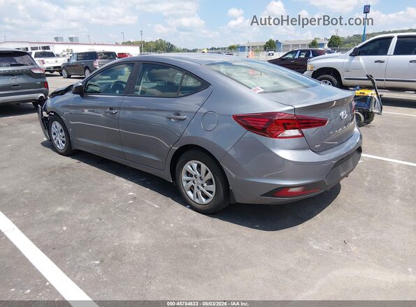 KMHD74LF1KU871646 2019 HYUNDAI ELANTRA Gray Հետևի ձախ