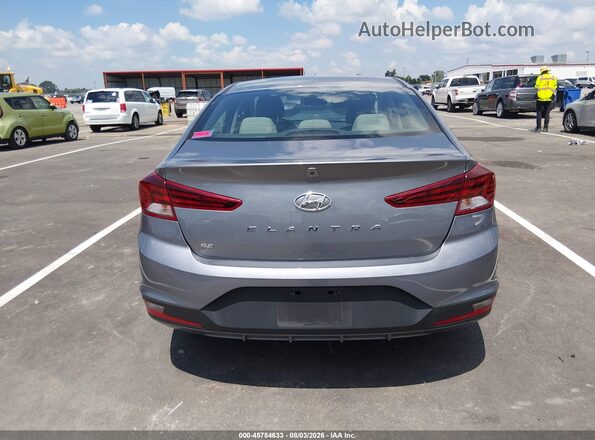 KMHD74LF1KU871646 2019 HYUNDAI ELANTRA Gray 