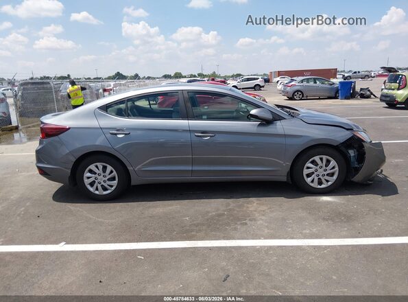 KMHD74LF1KU871646 2019 HYUNDAI ELANTRA Gray Սալոնի հետևի տեսք