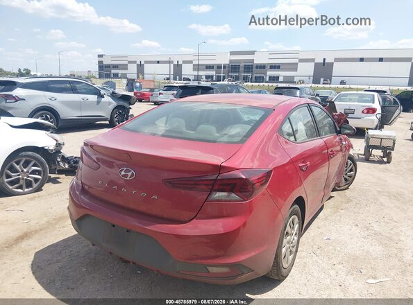 KMHD74LF1LU086285 2020 HYUNDAI ELANTRA Red უკანა მარჯვენა