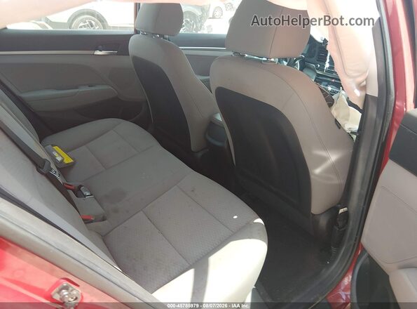 KMHD74LF1LU086285 2020 HYUNDAI ELANTRA Red VIN კოდის სტიკერის ხედი