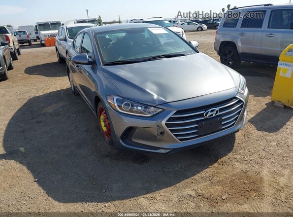 KMHD74LF2HU086870 2017 HYUNDAI ELANTRA Gray Դիմացի տեսք