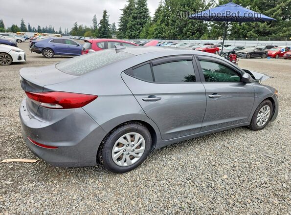 KMHD74LF2HU120094 2017 HYUNDAI ELANTRA Gray Задня права чверть