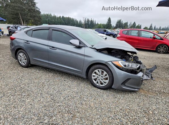 KMHD74LF2HU120094 2017 HYUNDAI ELANTRA Gray Передня права чверть