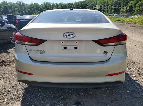 KMHD74LF2HU314446 2017 HYUNDAI ELANTRA Tan Հետևի տեսք