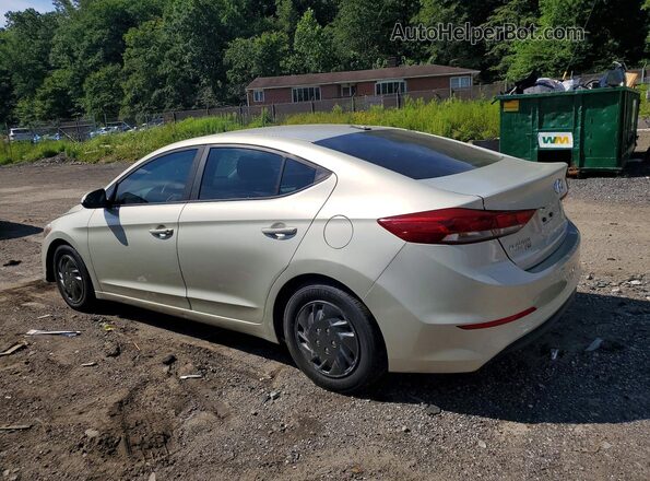 KMHD74LF2HU314446 2017 HYUNDAI ELANTRA Tan Հետևի ձախ